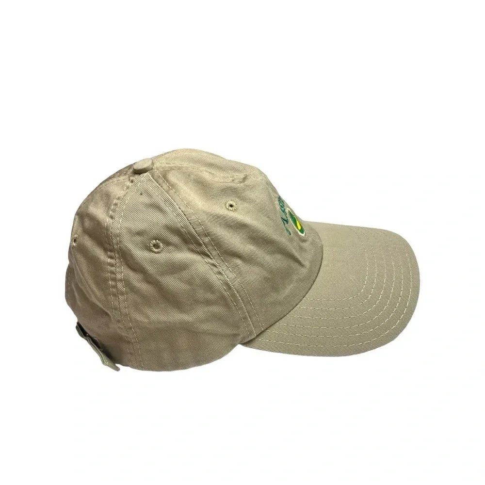 American Needle Masters Golf Hat Vintage Made in USA Khaki Adjustable‎ Ball Cap